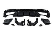 Mercedes GLE/ML сlass W166 2011-2018 гг. Задний диффузор для GLE (дизайн GLE63 Black) фото 6