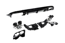 Mercedes E-class coupe C238 2016-2024 гг. Задний диффузор Black с насадками Black (Дизайн AMG53) фото 5