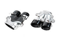 Mercedes E-class coupe C238 2016-2024 гг. Задний диффузор Black с насадками Black (Дизайн AMG53) фото 7