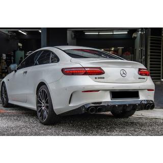 Задний диффузор Black с насадками Black (Дизайн AMG53) фото 1