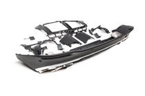 Mercedes GLS X167 2019- гг. Задний диффузор GLS63 AMG (с насадками Chrome) фото 6