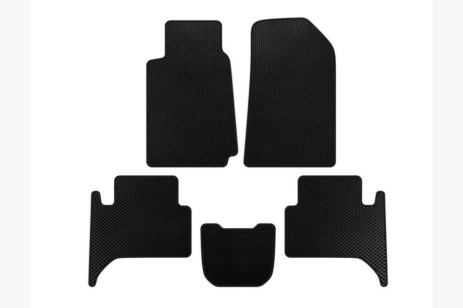 Chevrolet Trailblazer 2012-2019 гг. Коврики EVA (2 ряда, Черный) Image