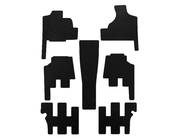 Chrysler Voyager 2001-2007 гг. Коврики EVA (для Grand Voyager, АКПП, черные) фото 3