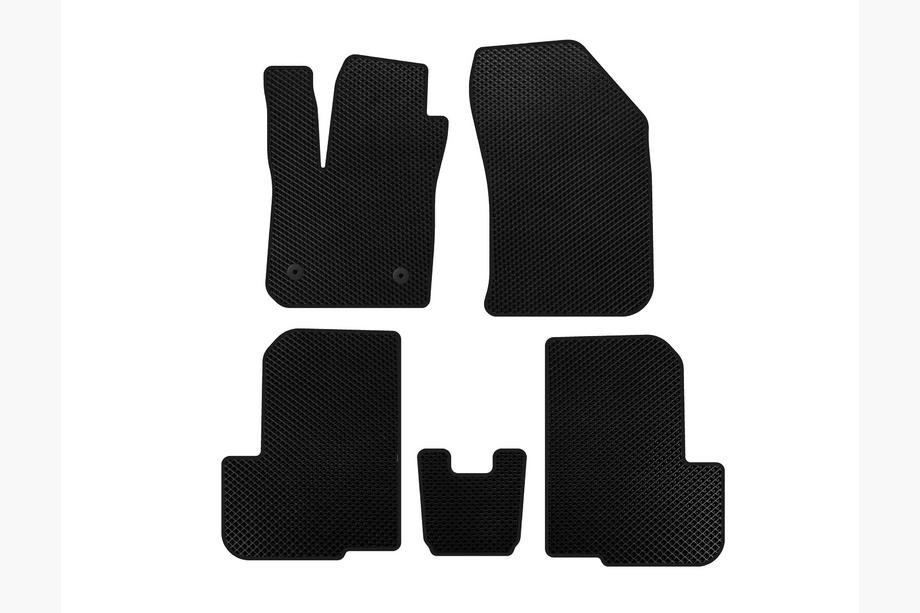 Dacia Lodgy 2012-2022 гг. Коврики EVA (2 ряда, 7-местный, Черный) Image