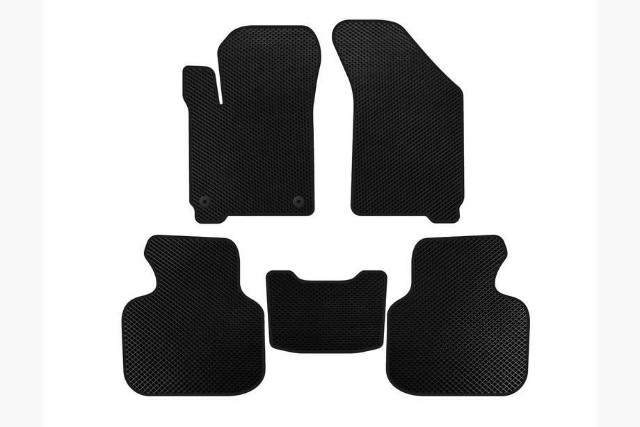 Dodge Journey 2008-2020 гг. Коврики EVA (2011-2020, 7-местный, Черный) Image