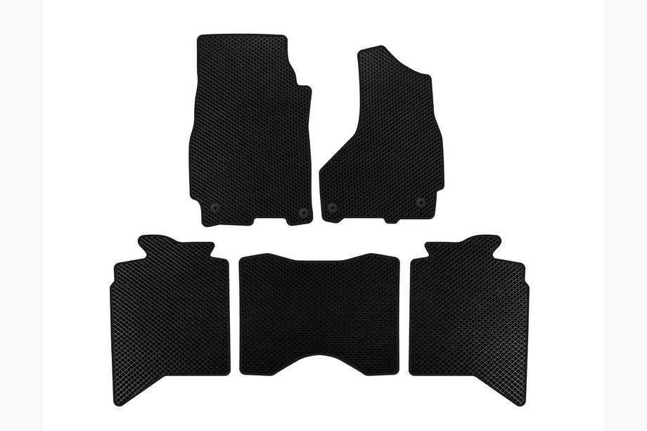 Dodge RAM (DS/DJ/D2) 2009–2024 гг. Коврики EVA (2013+, 5-местный, Черный) Фото 1