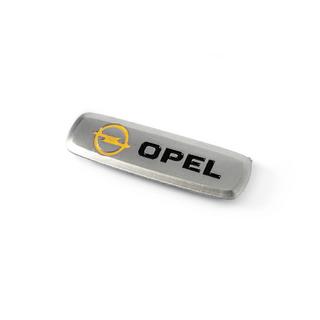 Opel Шильдик алюминиевый для ковриков (1шт)