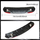 Alfa Romeo Giulia 2016-2022 гг. Диффузор Заднего Бампера с Насадками V1 (Пластик) фото 7