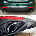 Alfa Romeo Giulia 2016-2022 гг. Диффузор заднего бампера Lip Carbon V2 (Карбон) фото 7