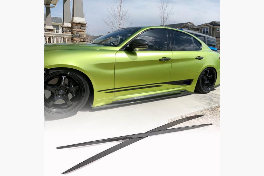 Alfa Romeo Giulia 2016-2022 гг. Боковые Пороги (для Base/Sport, Пластик) Image