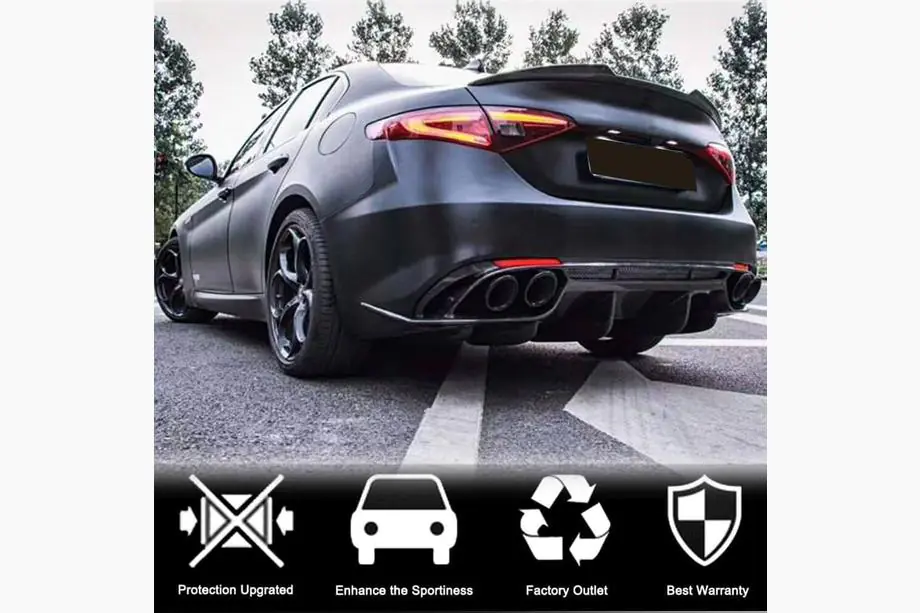 Alfa Romeo Giulia 2016-2022 гг. Спойлер V6 (Карбон) Фото 3