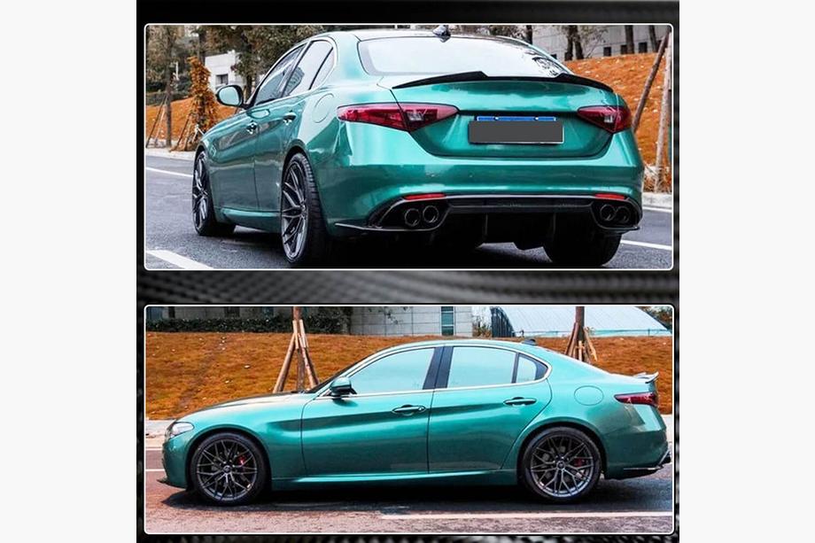 Alfa Romeo Giulia 2016-2022 гг. Спойлер V3 (Карбон) Фото 2