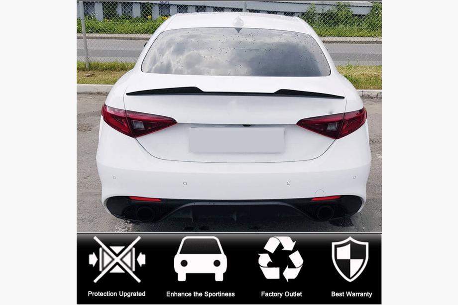 Alfa Romeo Giulia 2016-2022 гг. Спойлер V3 (Карбон) Фото 9
