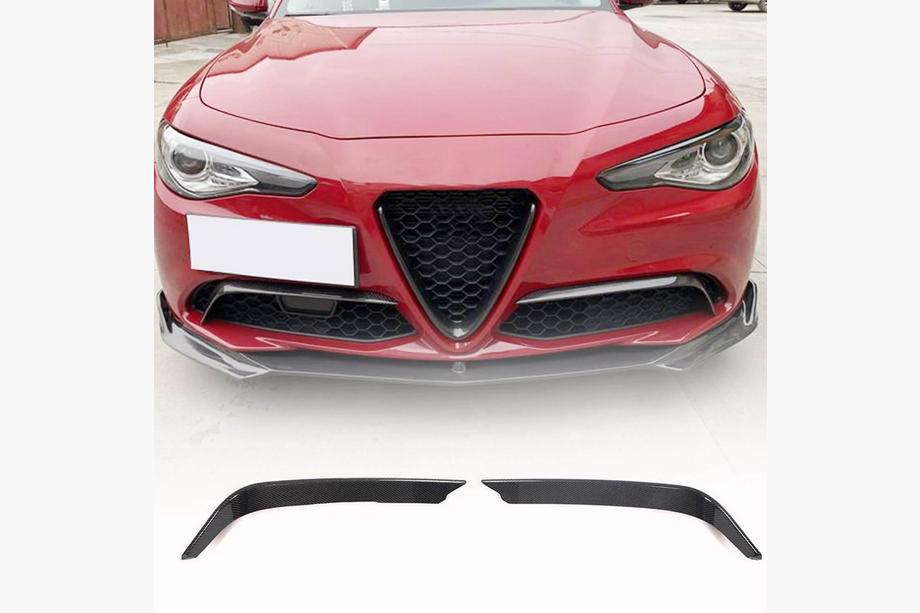 Alfa Romeo Giulia 2016-2022 гг. Накладки на Противотуманные Фары (для Base, Пластик) Image