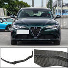 Alfa Romeo Giulia 2016-2022 гг. Накладка на передний бампер Lip V1 (для Base, Карбон) фото 1