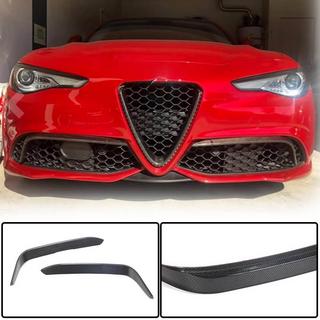 Накладки на Противотуманные Фары (для Sport, Пластик) Alfa Romeo Giulia 2016-2022 гг. фото 2