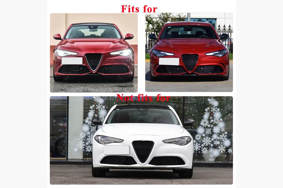Alfa Romeo Giulia 2016-2022 гг. Накладка на решетку радиатора (для Sport/Quadrifoglio) Фото 8