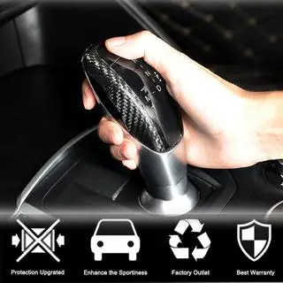 Накладка на Ручку КПП (Dry Carbon) Alfa Romeo Giulia 2016-2022 гг. фото 3