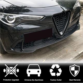 Передний лип-спойлер (для Base, 2017-2023, ABS) Alfa Romeo Stelvio 2016- гг. фото 3