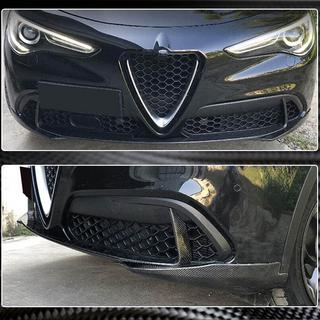 Передний лип-спойлер (для Base, 2017-2023, ABS) Alfa Romeo Stelvio 2016- гг. фото 4