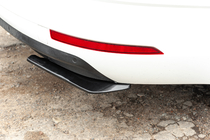 Универсальные Flap накладки на задний бампер Тип-A (2 шт, черный глянец, ABS-пластик) фото 12 Универсальные Flap накладки на задний бампер Тип-A (2 шт, черный глянец, ABS-пластик) фото 12