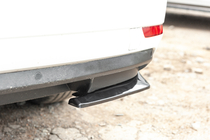 Универсальные Flap накладки на задний бампер Тип-A (2 шт, черный глянец, ABS-пластик) фото 13 Универсальные Flap накладки на задний бампер Тип-A (2 шт, черный глянец, ABS-пластик) фото 13