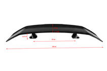 Универсальный спойлер Тип-B (черный глянец, ABS-пластик) фото 2 Универсальный спойлер Тип-B (черный глянец, ABS-пластик) фото 2