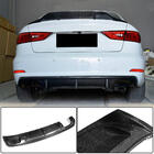Audi A3 2012-2020 гг. Диффузор заднего бампера V2 (для Base Sedan 2012-2016, Карбон) фото 1