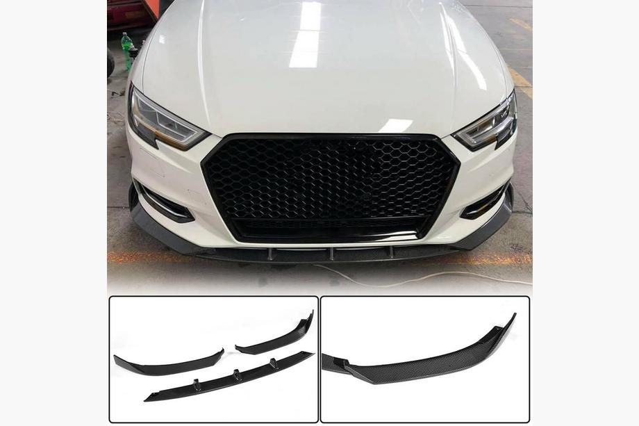 Audi A3 2012-2020 гг. Передний Лип Бампера (FRP) Image