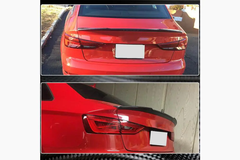 Audi A3 2012-2020 гг. Спойлер V9 из карбона (для Sedan) Фото 5