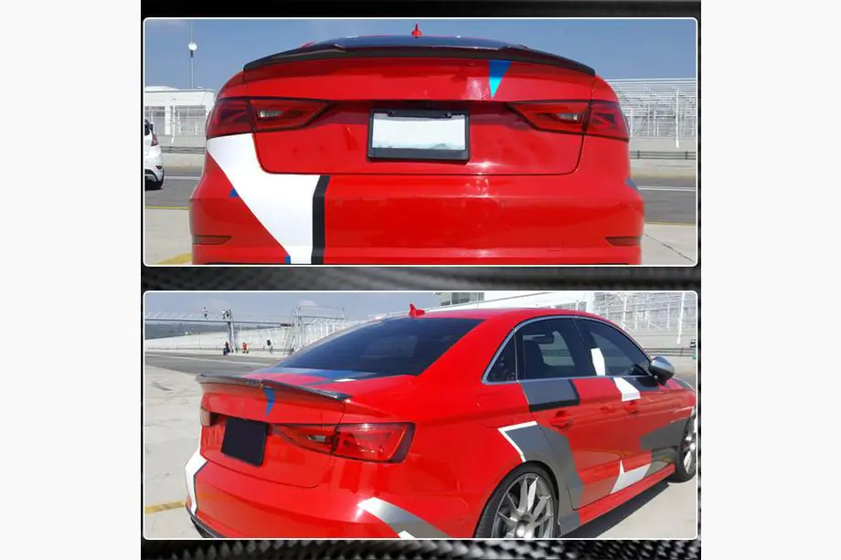 Audi A3 2012-2020 гг. Спойлер V9 из карбона (для Sedan) Фото 6