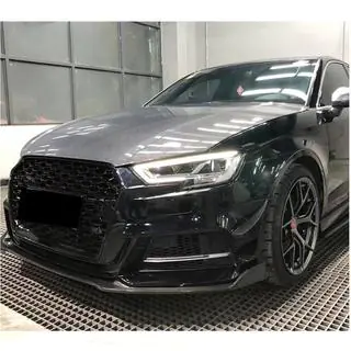Капот V2 (для Sedan 2012-2016, Карбон) Audi A3 2012-2020 гг. фото 3