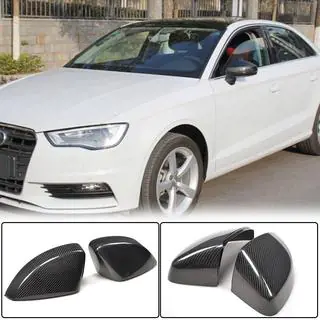Накладки на Зеркала (Карбон) Audi A3 2012-2020 гг. фото 2