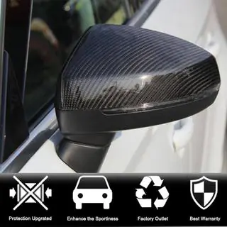 Накладки на Зеркала (Карбон) Audi A3 2012-2020 гг. фото 3