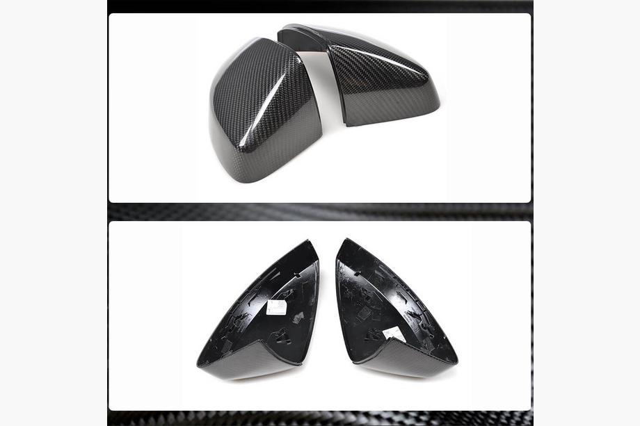 Audi A3 2012-2020 гг. Накладки на Зеркала (Карбон) Фото 5