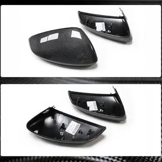 Накладки на Зеркала (Карбон) V1 Audi A3 2020- гг. фото 4
