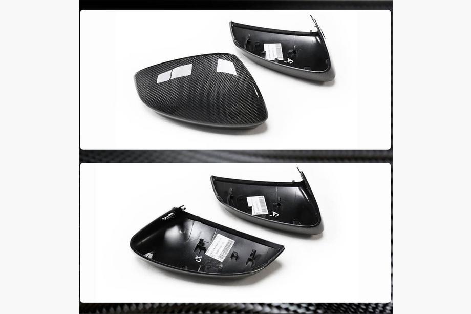 Audi A3 2020- гг. Накладки на Зеркала (Карбон) V2 Фото 5