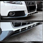 Audi A4 B8 2007-2015 гг. Центральная накладка на передний бампер (для Base 2007-2011, Карбон) фото 3