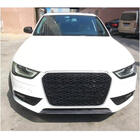 Audi A4 B8 2007-2015 гг. Передняя губа бампера (для Base 2011-2015, Карбон) фото 2