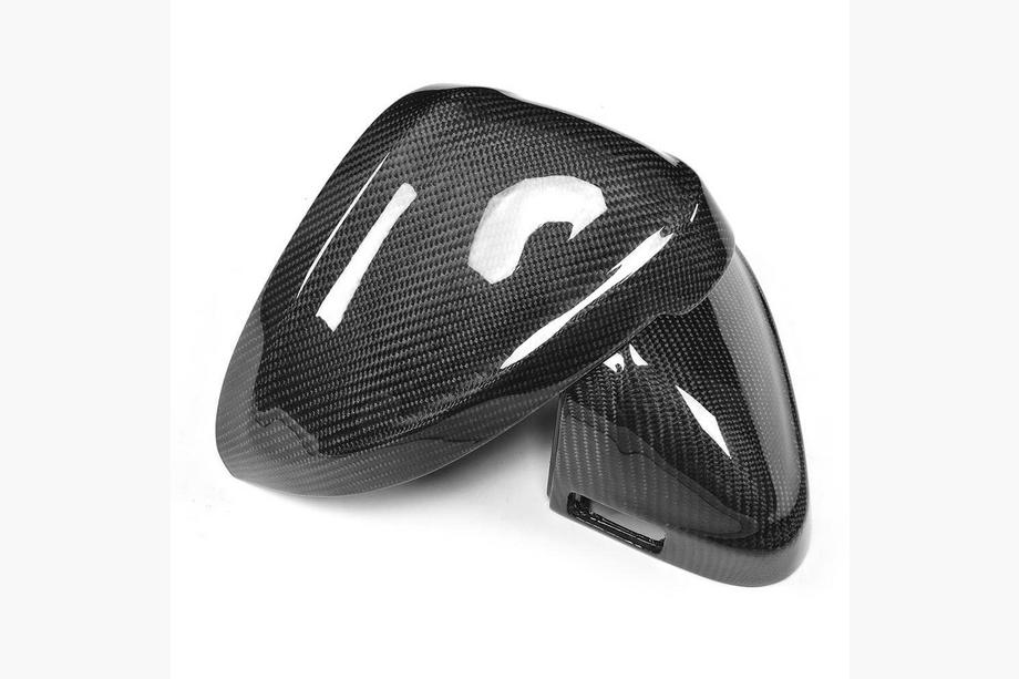 Audi A4 B9 2015-2024 гг. Накладки на Зеркала Замена Style (Карбон) V2 Image