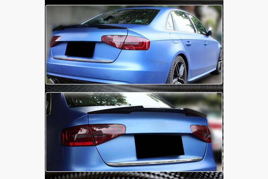 Audi A4 B8 2007-2015 гг. Спойлер V1 (для Base 2011-2015, Карбон) Фото 3