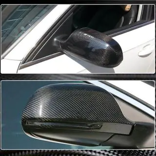 Накладки на Зеркала (2011-2015, Карбон) Audi A4 B8 2007-2015 гг. фото 3
