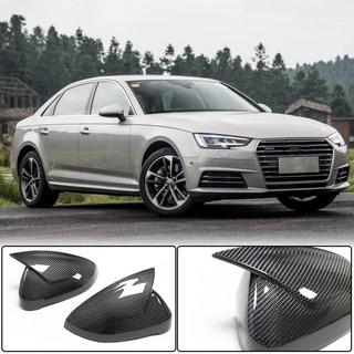 Накладки на зеркала Пара LHD Замена (Карбон) V1 Audi A4 B9 2015-2024 гг. фото 4