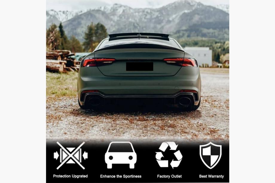 Audi A5 2016-2025 гг. Спойлер V5 Купе Карбон Фото 3