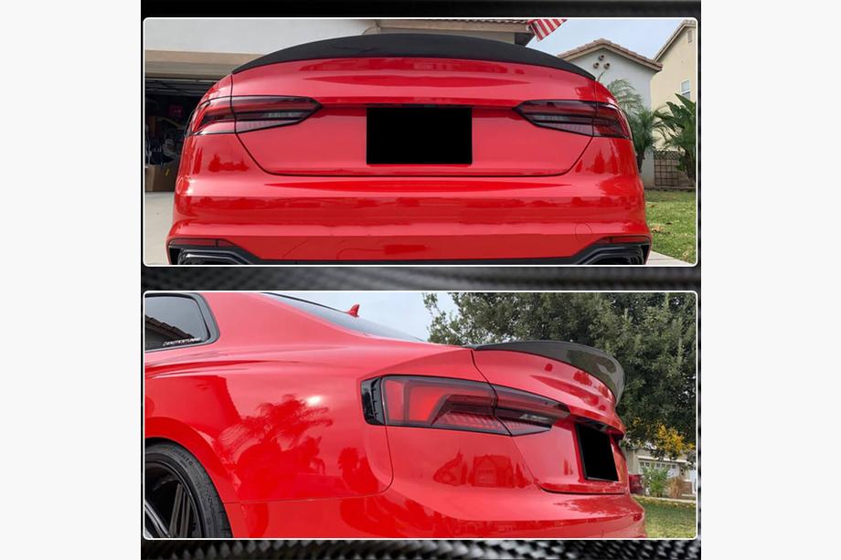 Audi A5 2016-2025 гг. Спойлер V4 (для купе, Пластик) Image