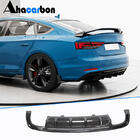 Audi A5 2016-2025 гг. Диффузор заднего бампера V3 (для S-Line 2016-2020, Карбон) фото 2