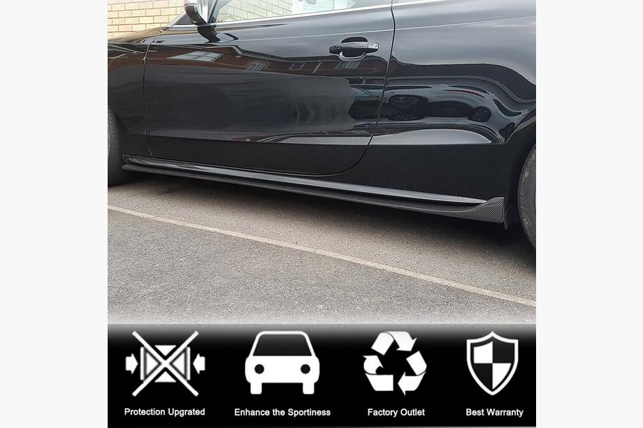 Audi A5 2007-2015 гг. Боковые пороги (Купе/Кабриолет, Карбон) Фото 2