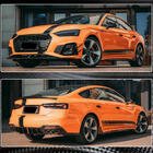 Audi A5 2016-2025 гг. Боковые Пороги 2021-2025 V1 (для Sportback, Карбон) фото 3