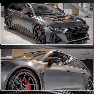 Замена Накладок на Зеркала LHD (Карбон) V2 Audi A6 C8 2018–2025 гг. фото 4