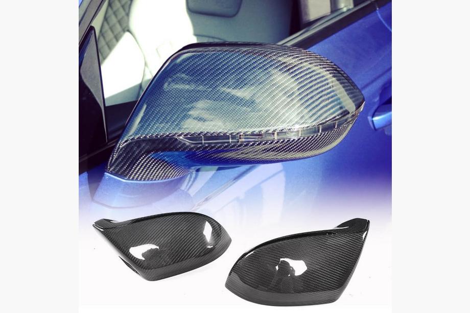 Audi A7 2010-2018 гг. Замена Накладок на Боковые Зеркала Пара (Карбон) V2 Image